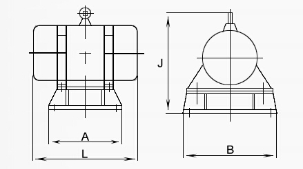 倉壁振動(dòng)器結(jié)構(gòu)圖